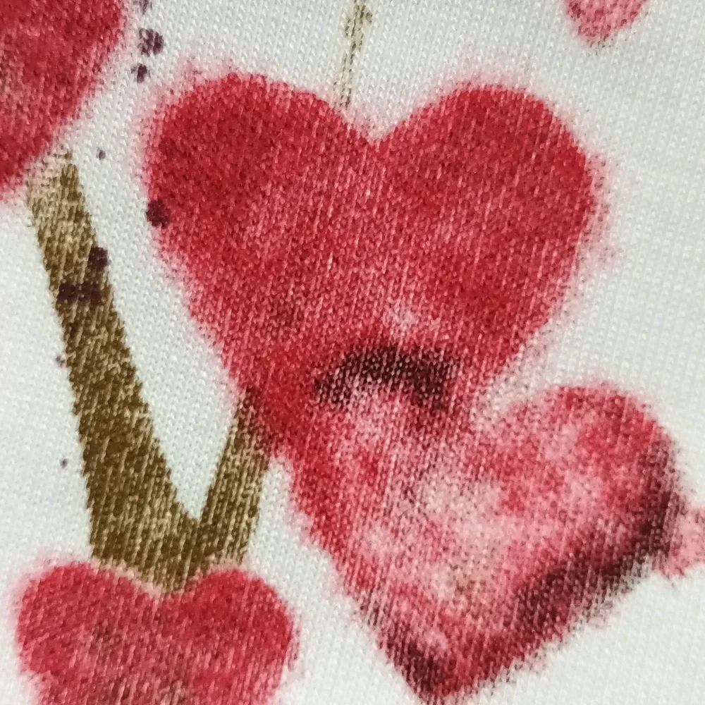 NEW Mac & Belle Valantine Artsy painted look heart tree w/ bicycle scoop neck M - Picture 3 of 13